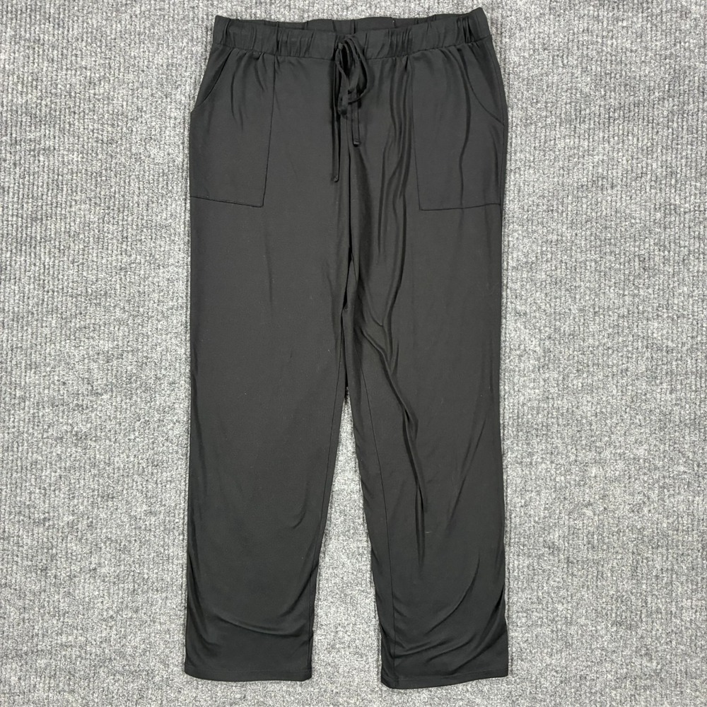 Lucky Brand Womens Pants Size S Black Pull On Stretch Casual Lounge Travel